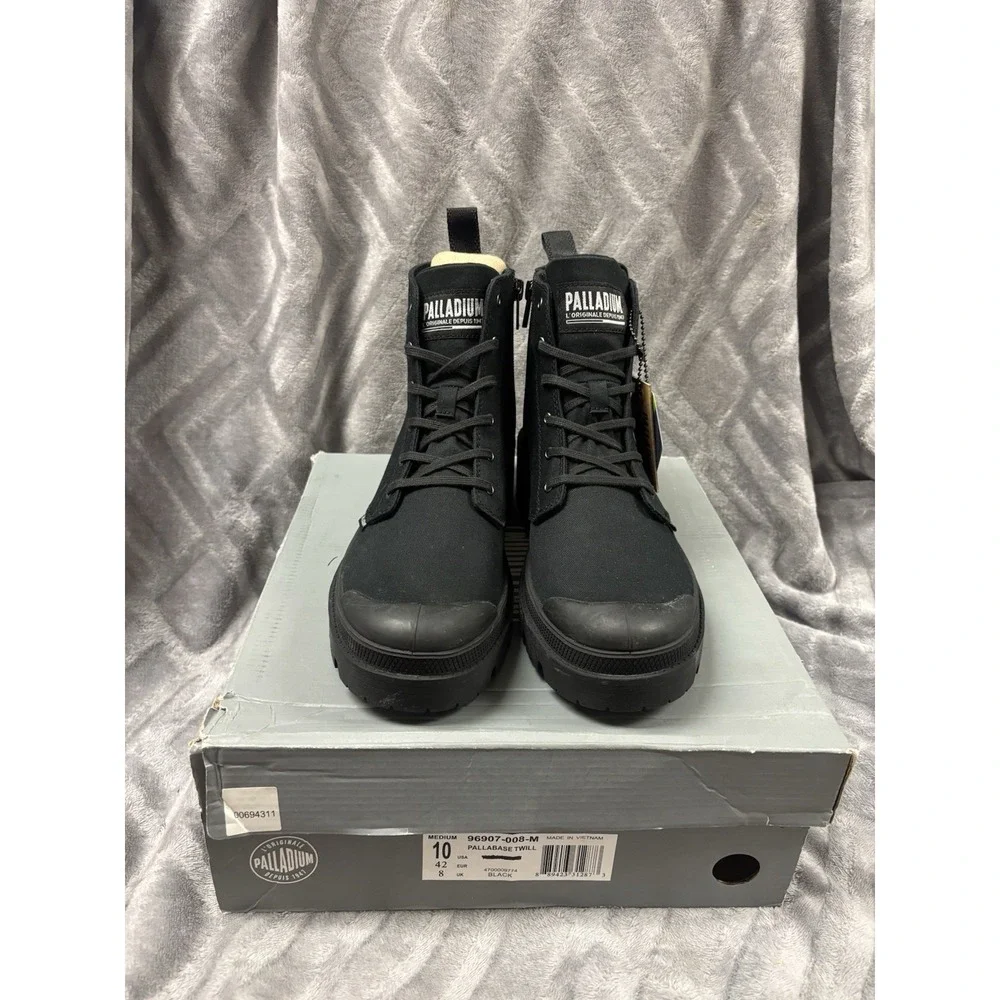 Shoes Universal Women Palladium Pallabase Twill 96907008M Black